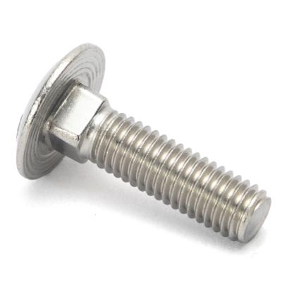 China Stainless Steel 304 M9 Hex Bolt Dining M3 Short Neck 603 Arched Oval Carriage Bolt for sale