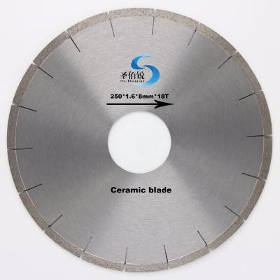 China Fast cutting speed; no chipping; 10 Inch Low Noise Machine Tool Accessory Low Noise Ceramic Diamond Saw Blade Circular Saw Cutting Machine for sale