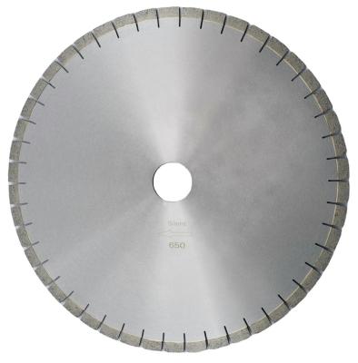 China Fast cutting speed; no chipping; 650 mm 26 inch 20mm size silent granite cutting diamond best segment low noise best quality saw blade for sale