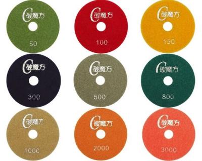 China High Efficiency 4 Inch High Quality Wet Grinding Polishing Polish Pads For Stone Polish Pads Pads for sale