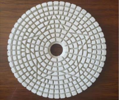 China High Efficiency Good Quality 4inch 3 Stages Wet Polish Pads for sale