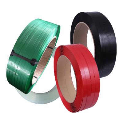 China Machine Packing Hot Selling Polyester Strapping Belt Pet Waist Strap Color Length Surface Can Be Customized for sale