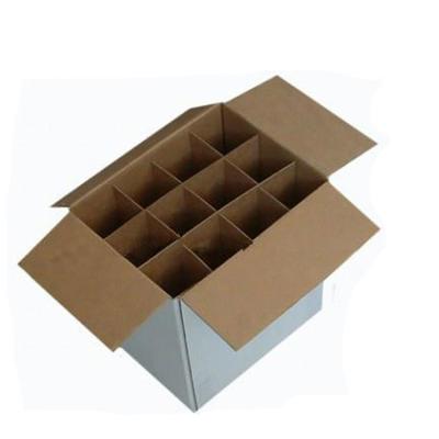 China Materials Factory Price Recycled Paper Corrugated Box For 24 Beer Bottle Box Hot Sale Custom Beer Packaging Paper Boxes for sale