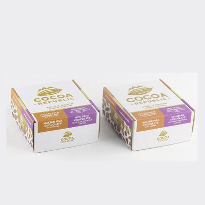 China Recycled Materials Custom Corrugated Small Packaging Box Mailing Ads Printing For Cosmetic for sale