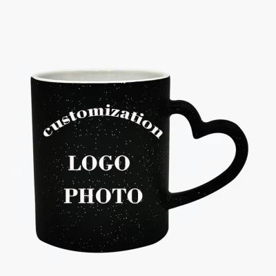 China Best-selling Viable Cups Ceramic Heat Hot Color Tumbler Sublimation Mug Coffee 11oz Tea Changing Tumbler for sale