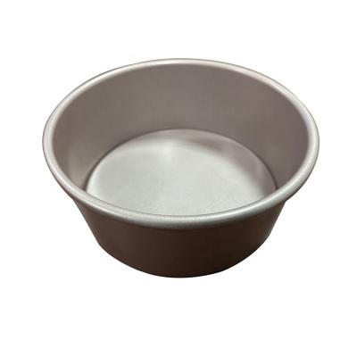 China Disposable Aluminum Cook Dishes Round Mold Baking Pan Removable Pizza Baking Pan for sale