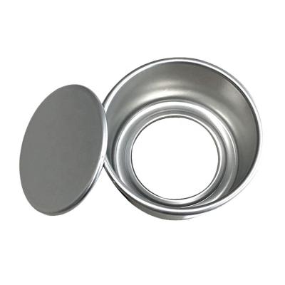 China 6 Inch Round Disposable Mold Tray Cake Mold Baking Removable Tray Baking Sheet Pans With Natural Anodizing for sale