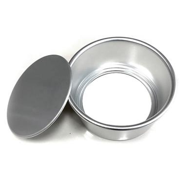 China Disposable Disposable Mold 6 Inch Round Baking Pan Dismountable Aluminum Baking Tray for sale