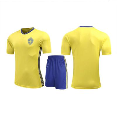 China Factory direct sale 2018 quantity world cup soccer team sports swedish high square jersey for sale