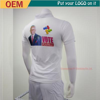 China Anti-pilling Brazil Presidential Election Awards T-shirt Best With Pocket Print Sublimation T-shirt Voting Election Polo Shirt for sale