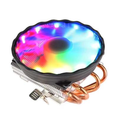 China Gaming CPU Cooler 4 Tube Heatsink RGB Color Changing Mall Desktop Computer Chassis Copper Colorful Fan for sale