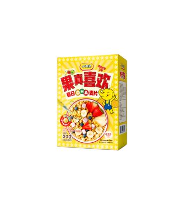 China Low Fat Fine Quality Nutritious Breakfast Mixed Cereal Fruity Healthy Cereal for sale