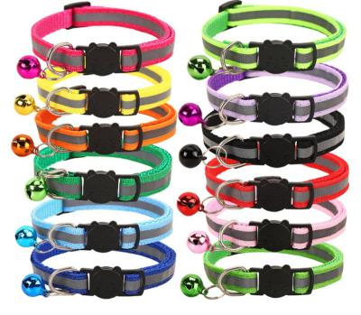 China Fashion Safety Fashion Kitten Cat Clasp Colorful Detachable Collars Reflective Reflective Collars for sale