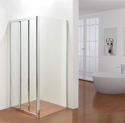 China 900x900x1900mm Frameless Douchebijlage 11.2mm Te koop