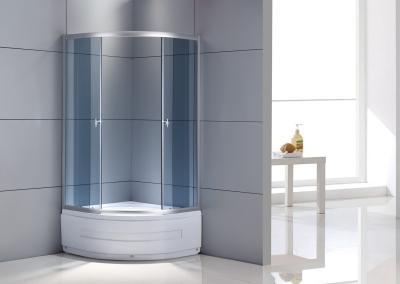 China 800×800×2000mm Frameless Sliding Shower Enclosure for sale