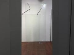 8mm 600x2000mm Pivot Bath Screen Tempered Safety Glass