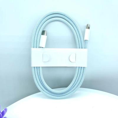 China Whole New Product 1M Cell Phone Braided Mesh Wire Quick Charging Cable Suitable For 12/12promax 13/13promax for sale