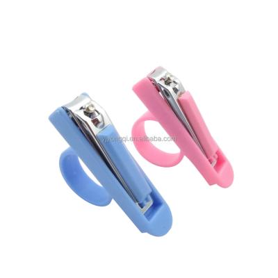 China Finger Holder Mimi Colorful Plastic Baby Nail Clippers for sale