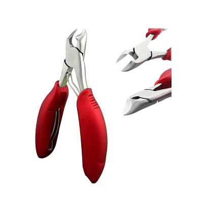 China Spring Nail Scissors Precision Toenail Clipper Tool Premium Inveterate Toenail Cuticle Remover Trimmer and Thick Toenails Nail Foot Cuticle Nipper for sale