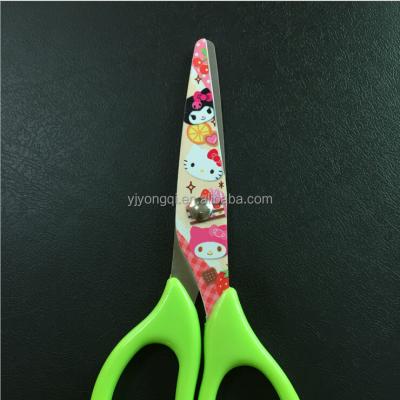 China Stock Cut Color Coated Child Scissors For Korea for sale