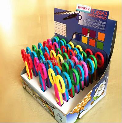 China Stock Cutting Scissors Children's Upholstery Scissors In Showcase for sale