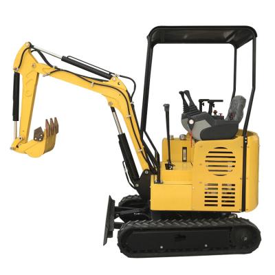 China Building Material Stores CE 1.5 Ton Mini Excavator Low Price 1000kg 1 Ton Excavators for sale