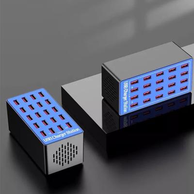 China Multiport Usb Charger Adapter Factory Direct Sales Usb Charging Station 20 Left Multifunctional Usb Charger Usb Charger Chargers for sale