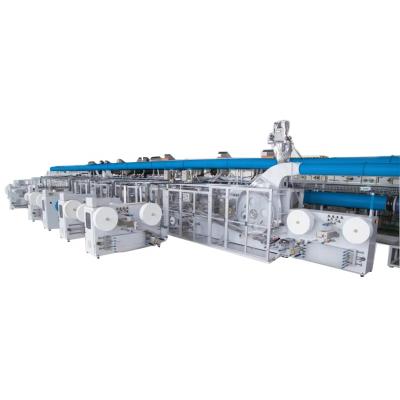 China Disposable Fully Automatic Non Woven Fabric Baby Diaper Making Machine Baby Diaper Making Machine for sale