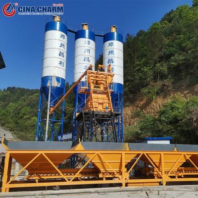 China Construction Projects Prepared High Performance 75M3/H Stationary Electric Advanced Automatic Concrete Batching Plant In Pakistan for sale