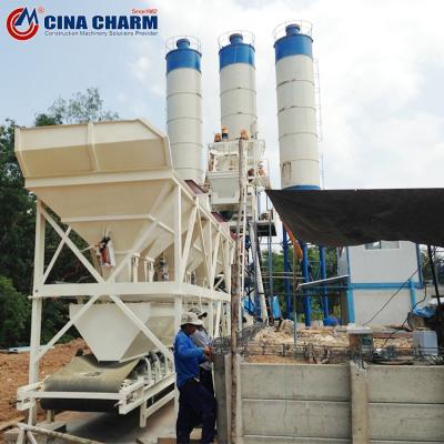 China The Construction Projects Concrete Precast Concrete Plant HZS50 Concrete Batching Plants for sale