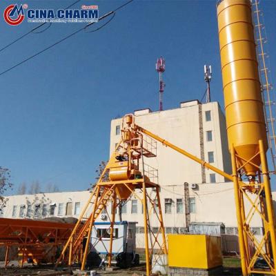 China Construction Projects Hot Sale HZS25 Concrete Electric Hopper Concrete Mixing Plant Hzs25 Concrete Mixing Plant for sale