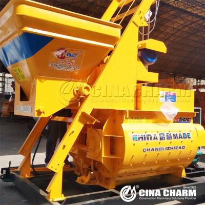 China JS500 High Performance Concrete Mixer Machine HZS25 25m3 High Concrete Batching Plant for sale