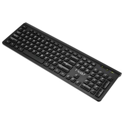 China 2.4G Black Anti-Drop Desktop Computer Mouse And Keyboard Set Keyboard Wireless Mouse Combos Best Selling for sale