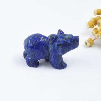 China Gemstone Crystal Crafts Carved Bear from Europe for sale