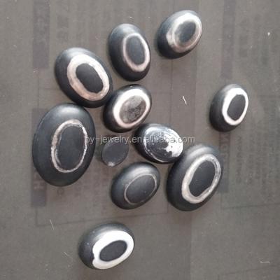 China To Make Rings Old Diz Black Tiebant Bead Matte Black Cabochon for sale