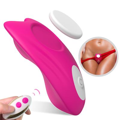 China Latest Silicone+ABS Clitoris Innovative Magnetic Vibrator 9 Speed ​​Remote Control Invisible Wearable Vibrator Panties for sale