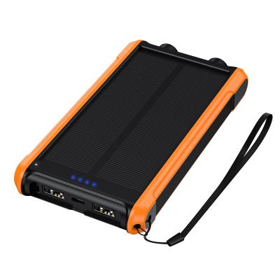 China Outdoor Portable Solar Power Bank 10000Mah 20000Mah 30000 Mah Charger Solar Power Bank Support Fast Cheap Price Charging Power Bank RAAYA for sale