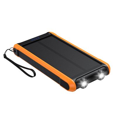 China High Quality Fast Charging Support Raaya Folding Solar Powered Laptop Power Bank Led Lightweight Solar System Power Bank For Mobile Phone for sale