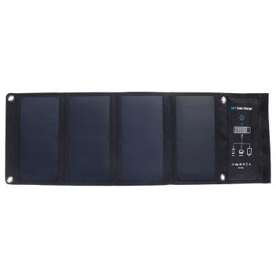 China 600D Polyester Foldable Solar Charger Portable Mobile Phone Solar Charger Panel For Outdoor Charging Mobile Phone for sale