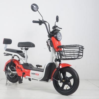 China Aluminum Alloy Fashion Design TWO Passenger 350W 750W Adult Electric Bicycle Ebike 48v60v Scooters Bike for sale