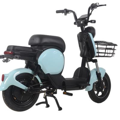 China Factory price 48v steel cheap Chinese LEAD BATE electric bicycle for sale