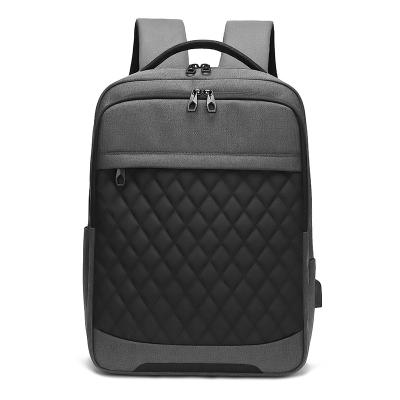 China With USB Factory Wholesale Waterproof Oxford Laptop Backpack Women Stitched USB Business Stylish Bookbag for sale