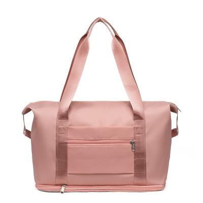 China Brand New Popular Fashion Large Capacity Pocket Pink Lady Super Foldable Multi Handbag for sale