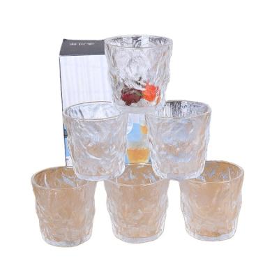 China Viable Japanese Glacier-Tree Glass Set with Thickened Frosted Bark for sale