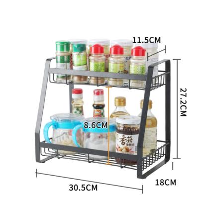 China Kitchen Stocked Hardware Racks Dish Organizer Storage Rack Furniture Design New Space Standard Aluminum Bottle Tools Box Wall Style for sale