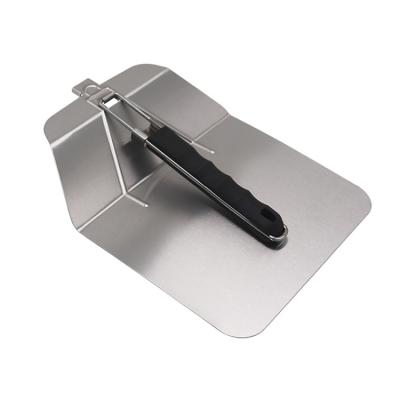 China Durable Stainless Steel Pizza Peel Baking Shovel With Folding Baking Pizza Spatula for sale