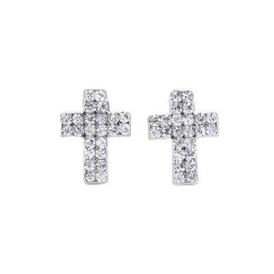 China Net red vintage style Japan and South Korea Harajuku the same style earrings temperament cross girly earrings for sale