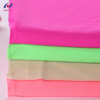 China Stretch Candy Color Polyester Spandex Fabric Manufacturer Cycling Wear Women Fabric for sale