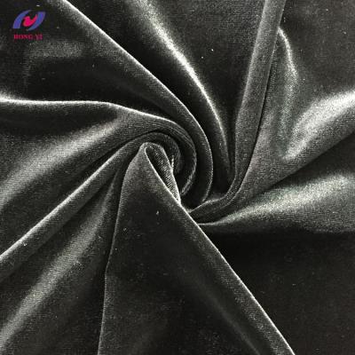 China Heavy Stretch Polyester Super Soft Spandex Korean Velvet Fabric for sale