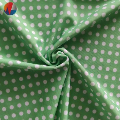 China Made in China Stretch Knitting 4 Way Stretch Polka Dot Printed Nylon /Polyester Spandex Swimwear Fabric for sale